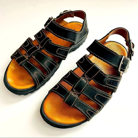Nike ACG Air Mens Leather Sandals - Picture 1 of 10
